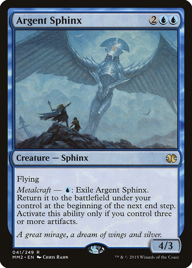 Image for Argent Sphinx (41) (MM2) - Magic: The Gathering