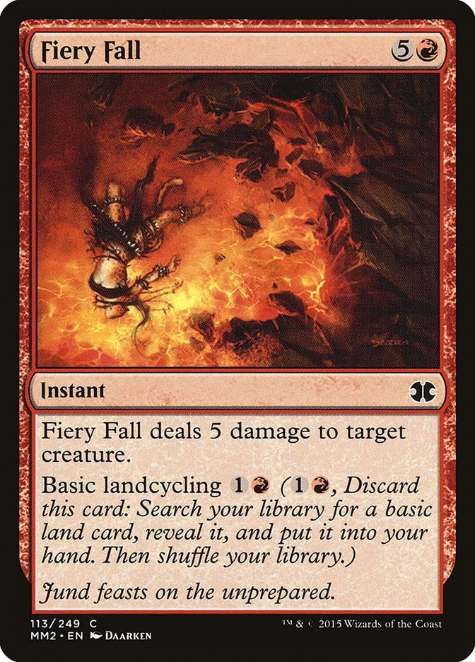 Image for Fiery Fall (113) (MM2) - Magic: The Gathering