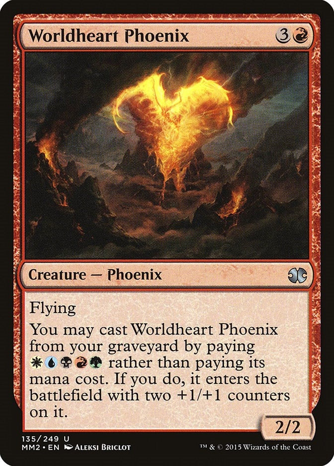 Image for Worldheart Phoenix (135) - Magic: The Gathering