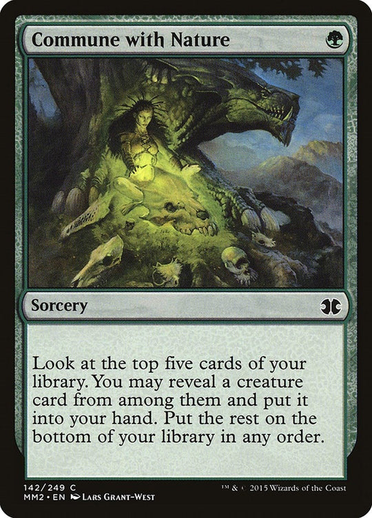 Image for Commune with Nature (142) (MM2) - Magic: The Gathering