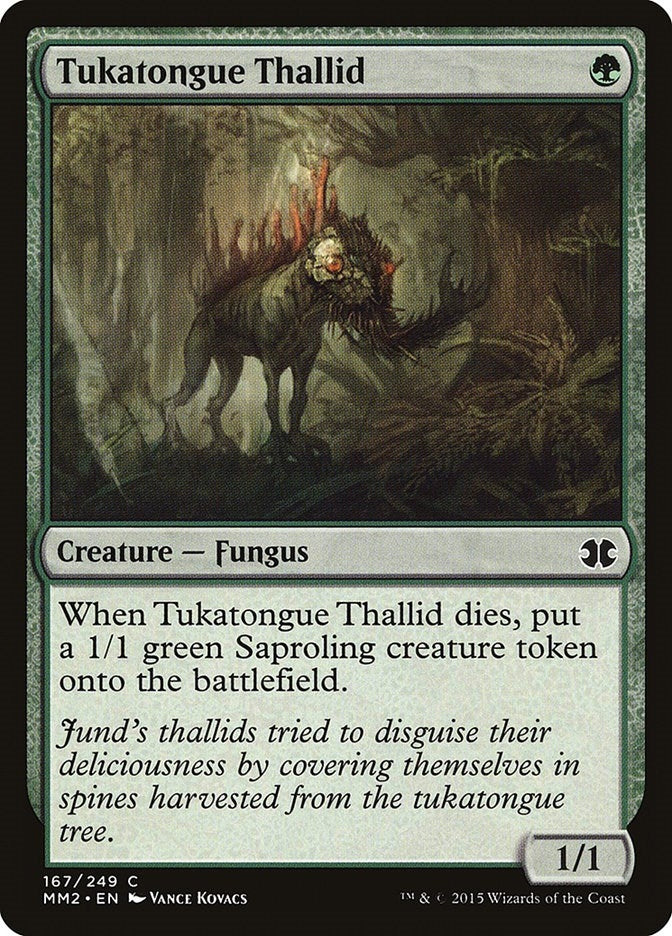 Image for Tukatongue Thallid (167) - Magic: The Gathering