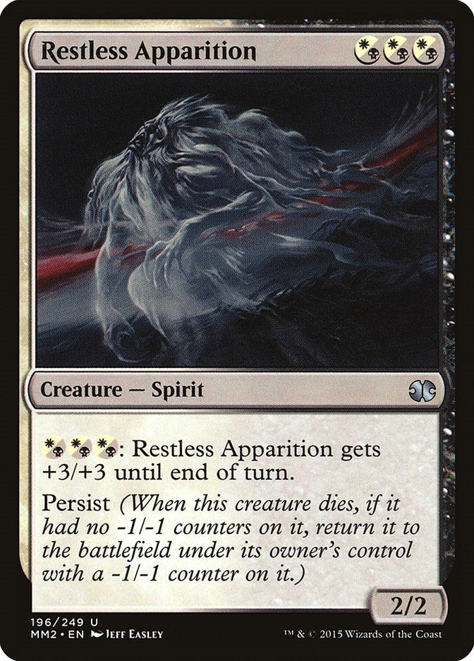 Image for Restless Apparition (196) (MM2) - Magic: The Gathering