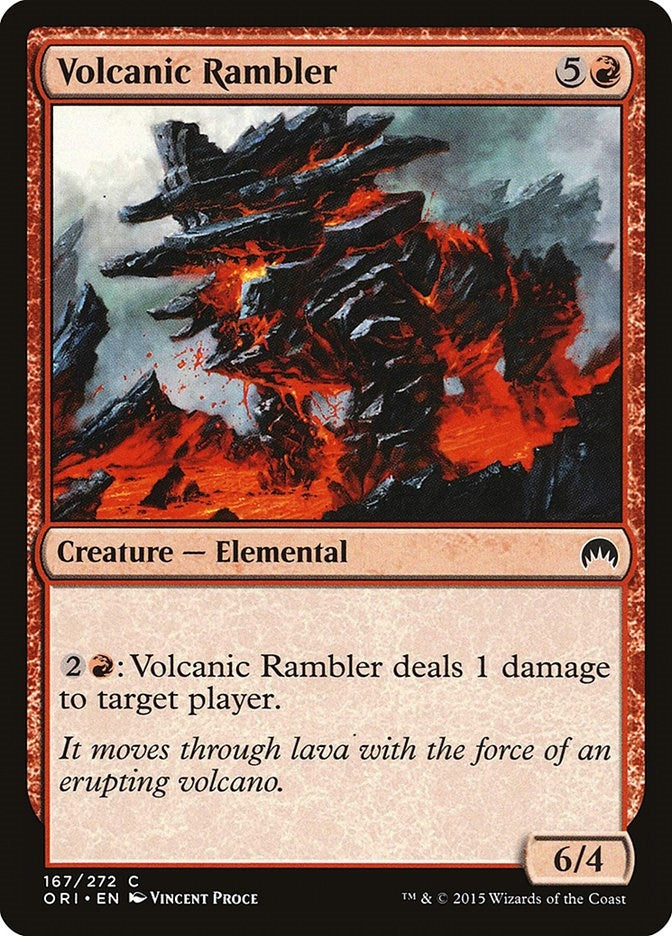 Image for Volcanic Rambler (167) (ORI) - Magic: The Gathering