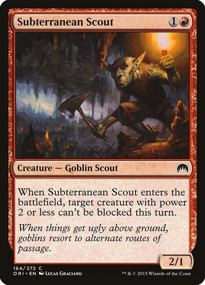 Image for Subterranean Scout (164) - Magic: The Gathering