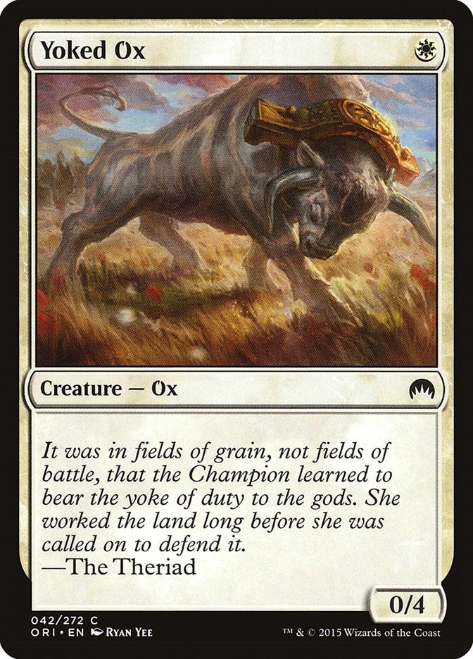 Image for Yoked Ox (42) (ORI) - Magic: The Gathering