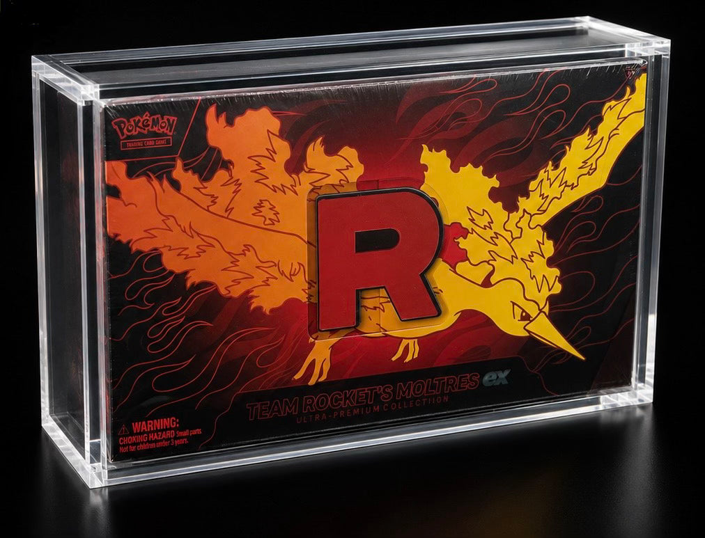 Premium Acrylic Case for Pokemon Team Rocket Moltres UPC